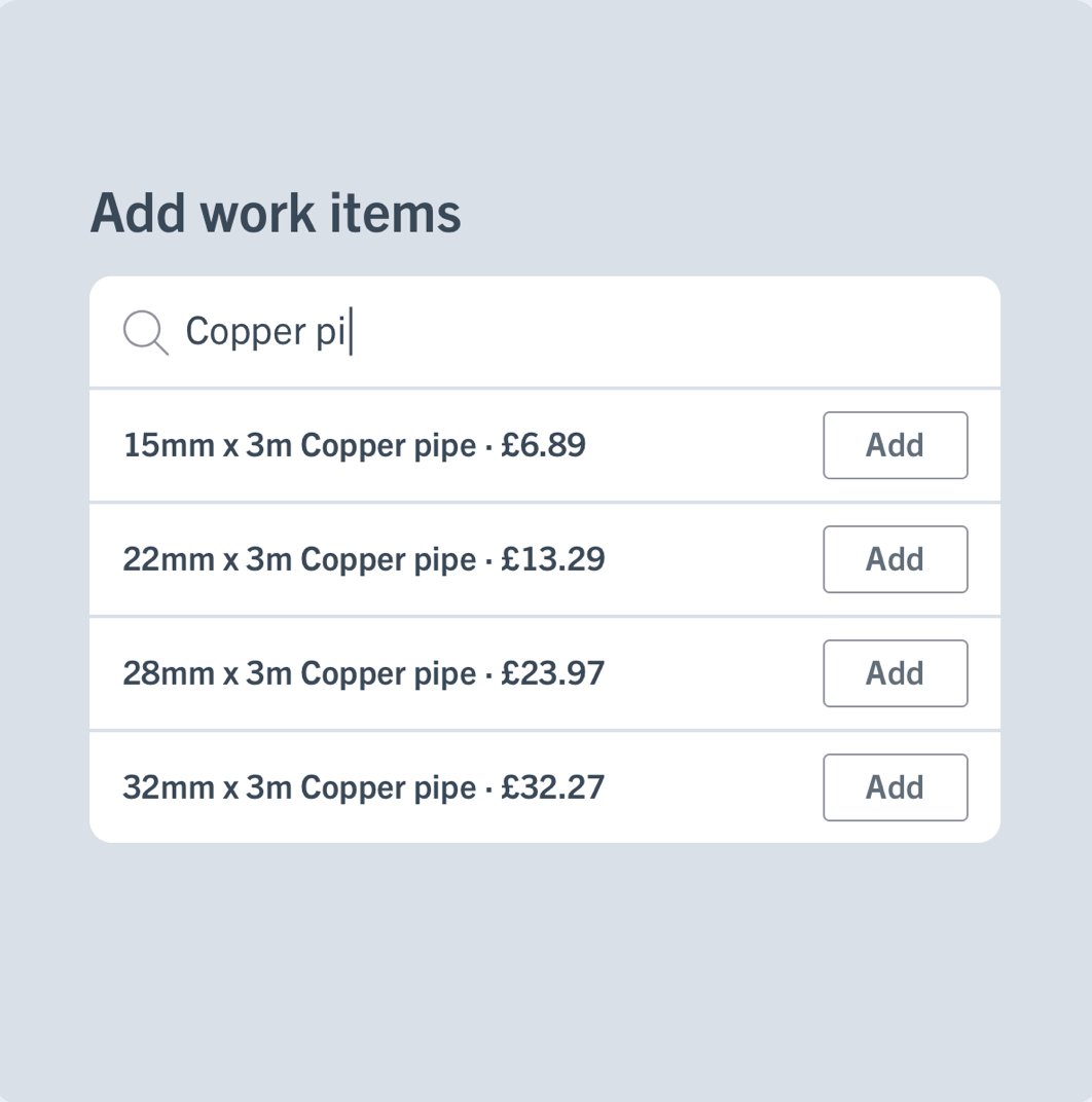 Simple quote templates for plumbers YourTradebase