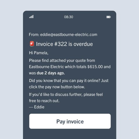 Late payment reminders