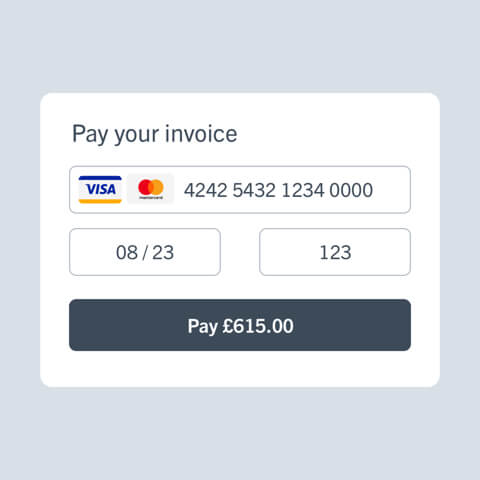Secure invoice payments